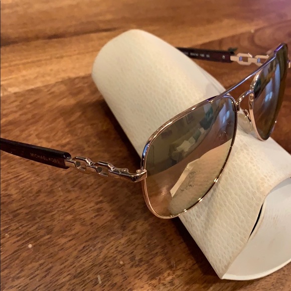 Michael Kors Fiji Aviator Rosegold Mirrored - Picture 6 of 6